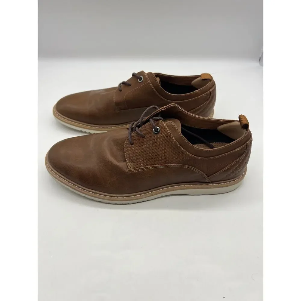 Goodfellow & Co Andres Brown Faux Leather‎ Oxford Shoes Size 9.5 Mens Career